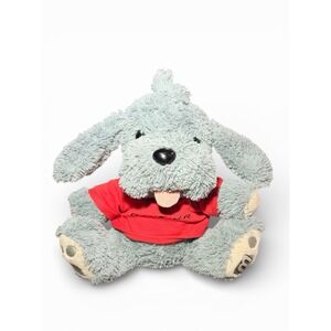 Dale Earnhardt Jr Nascar #8 Gray Plush Dog stuffed Animal 11" Clean 11"